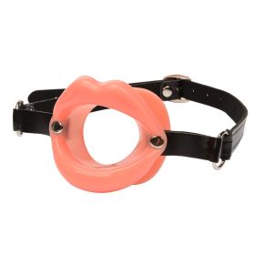 Sex Slave Silicone Lips O Ring Open Mouth Gag Oral Fetish Bdsm Bondage Restraints Erotic Toy Sex Toy for Couples Women Sex Shop (Color: Rose)