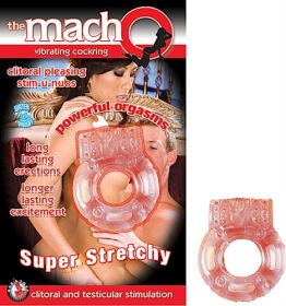 The Macho Vibrating - Cock Ring (Color: Beige)